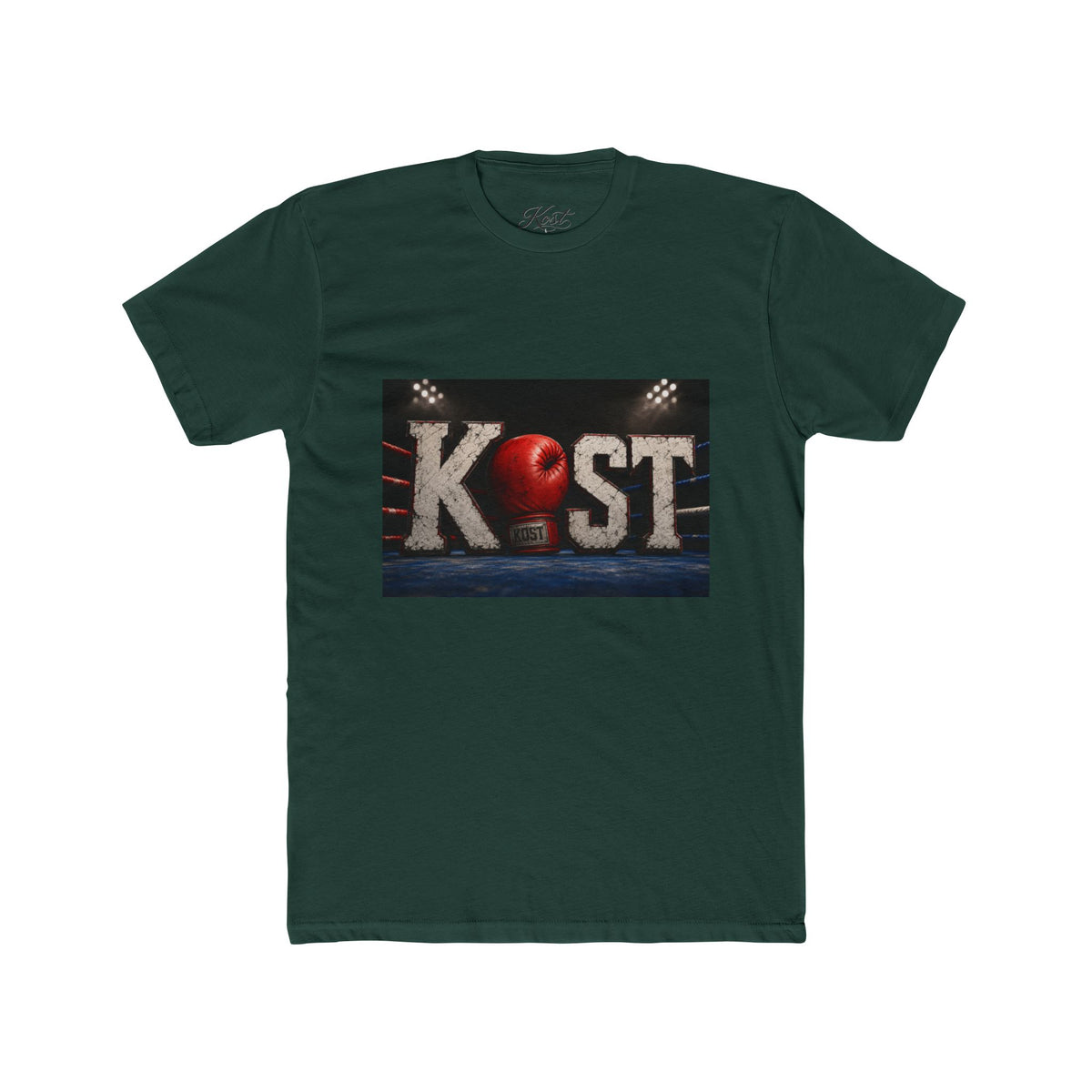 Boxing Ring 'KOST' Graphic Tee — Vintage Fight Night T-Shirt
