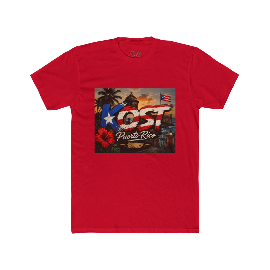 Puerto Rico Love Graphic Tee — 'PR' Flag Design with Old San Juan Vibes