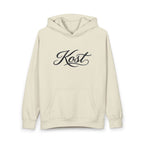 Kost Script Hoodie — Minimalist Script Pullover Hoodie