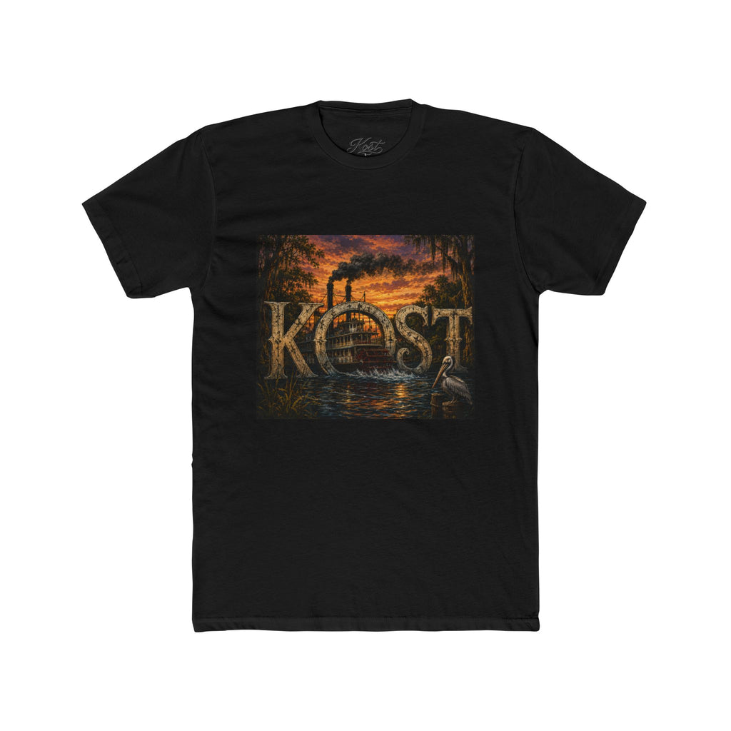 Köst Sunset Steam Tee — Vintage Riverboat Graphic T-Shirt