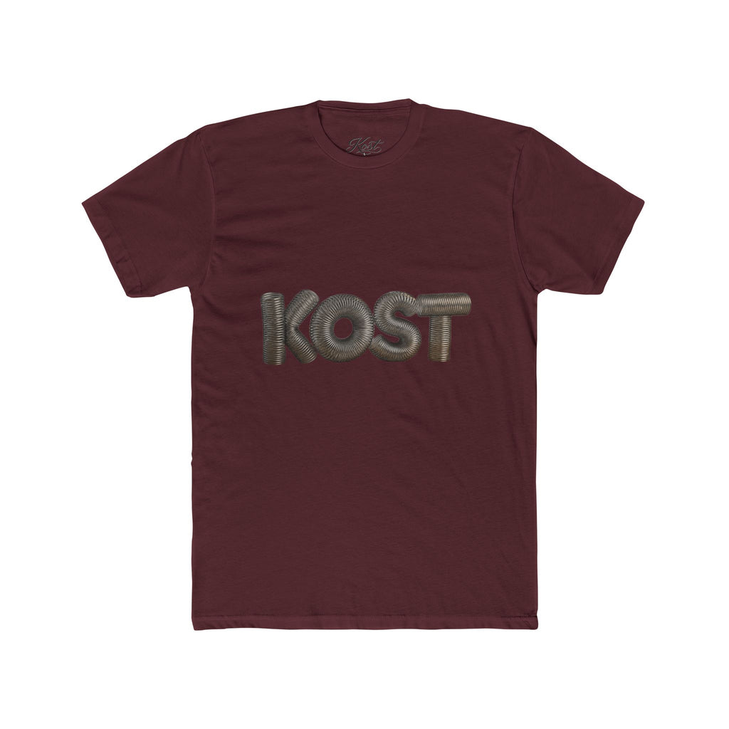 KOST Logo Tee — Retro 3D Lettering Cotton T‑Shirt