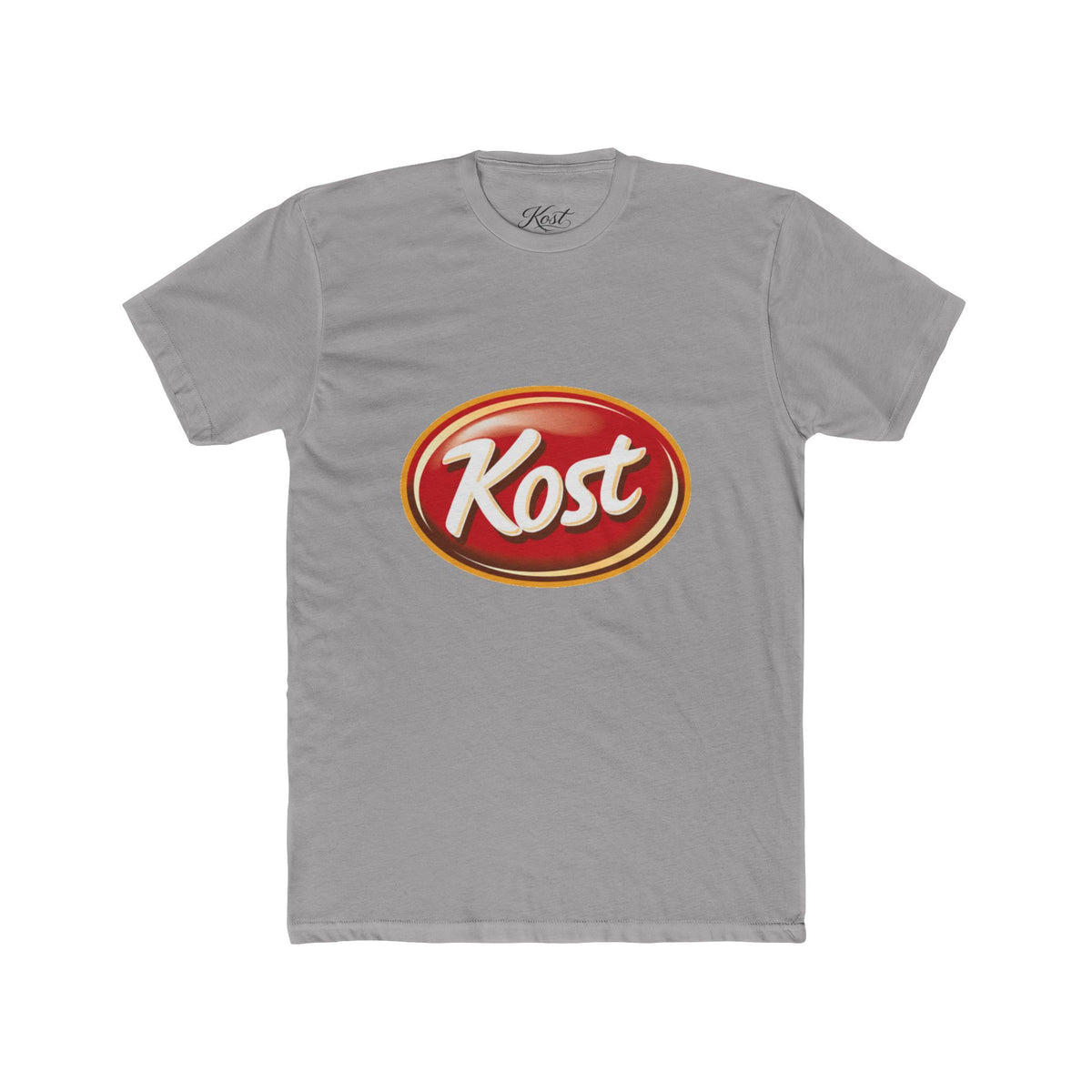 Kost Logo Tee — Retro Red Oval Graphic T‑Shirt