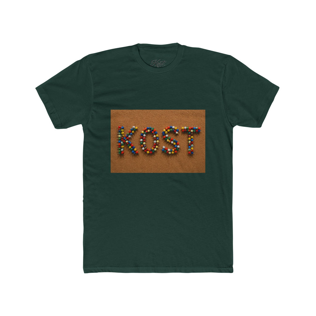 KOST Colorful Beaded Letter Graphic T-Shirt