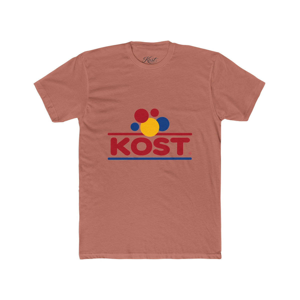 KOST Colorful Logo Cotton Crew T-Shirt