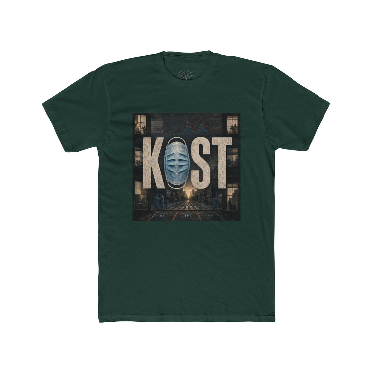 KOST Vintage Microphone Tee — Retro Radio Broadcast Graphic T-Shirt