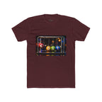 Newton's Cradle Kinetic Art Tee — 'Kest' Logo Graphic Cotton Shirt