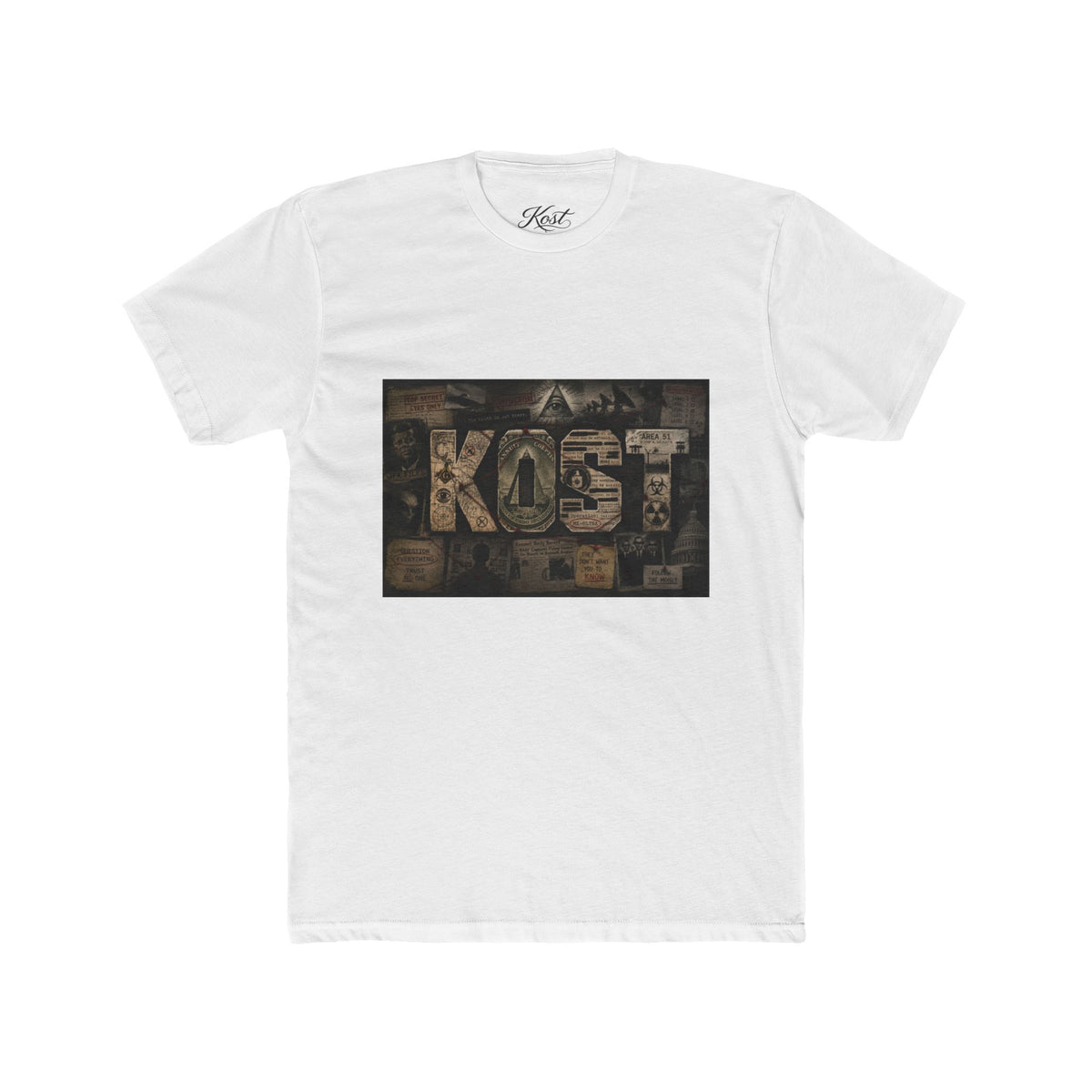 Lost Collage Crew Tee — Vintage Photo Graphic T‑Shirt