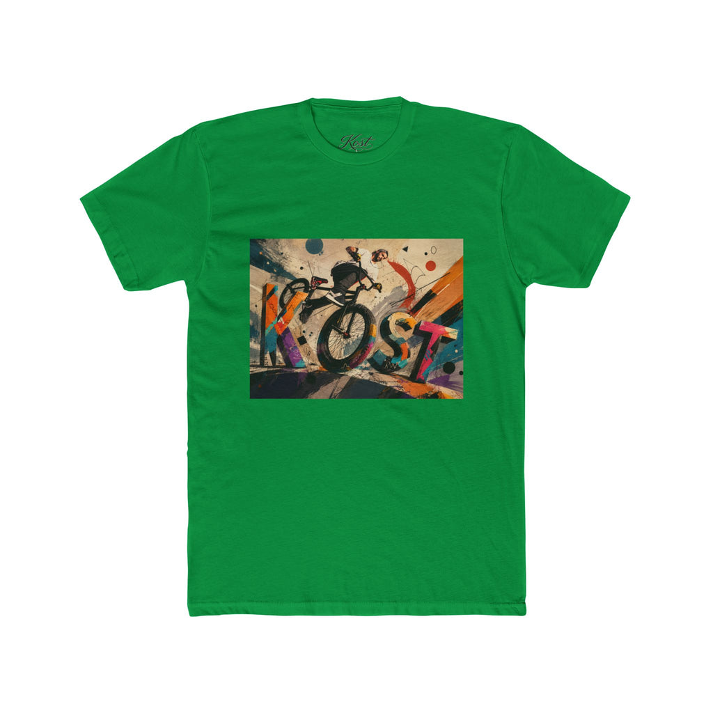 Lost BMX Street Art T‑Shirt — Graffiti Bike Graphic Tee