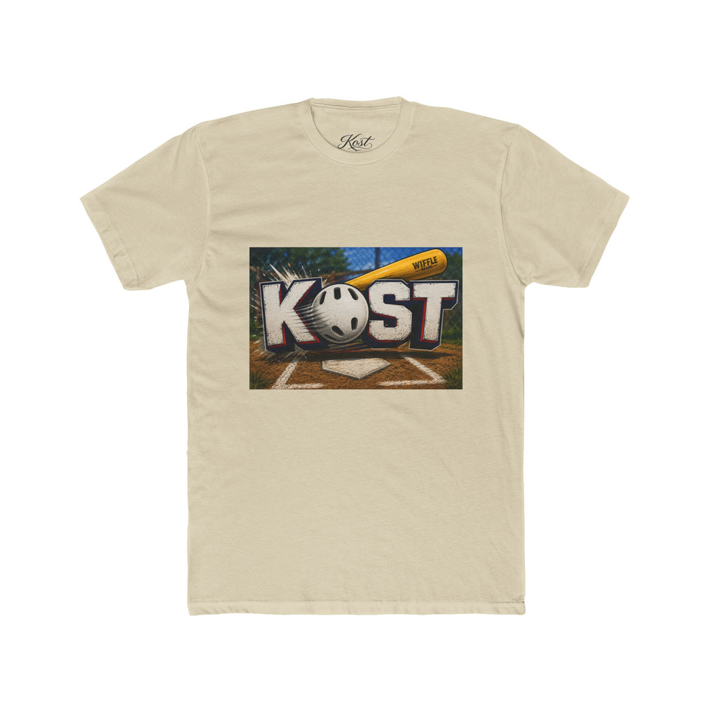 Kickball Crew Tee — "KOST" Graphic Baseball & Bat Design