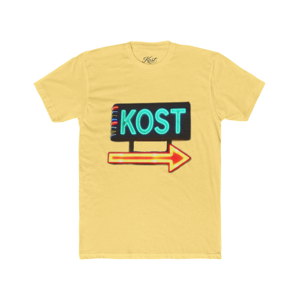 KOST Neon Sign Arrow Graphic T-Shirt