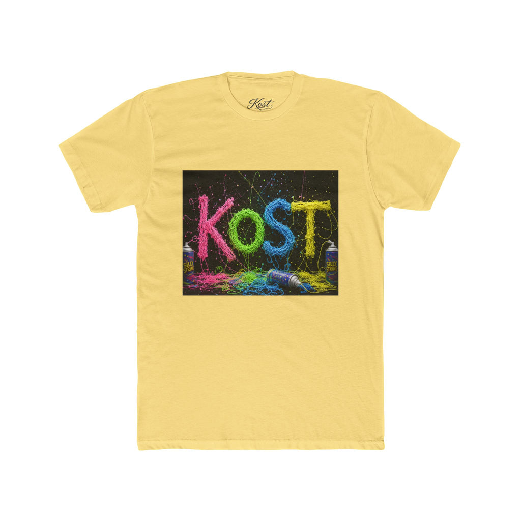 KOST Colorful Abstract Art Cotton T-Shirt