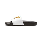 Men’s Removable-Strap Sandals with Gold “KOSY” Graphic