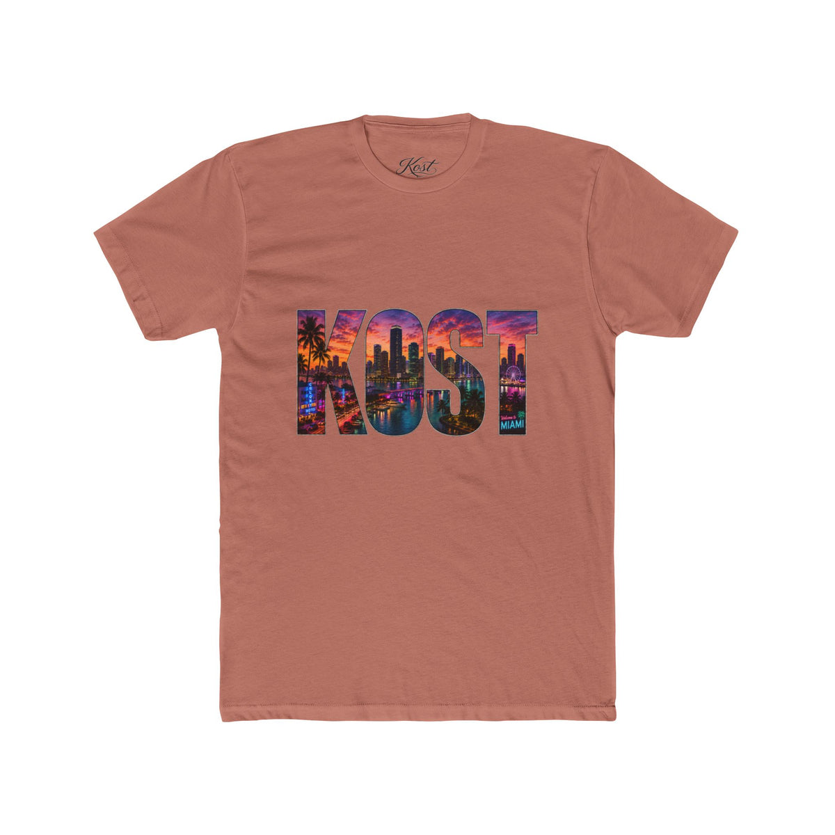 KOST Skyline Tee — Vintage Sunset City Graphic T-Shirt