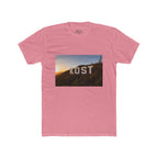 KOST Sunset Hollywood Sign Photo Tee — Vintage LA Skyline Graphic T-Shirt