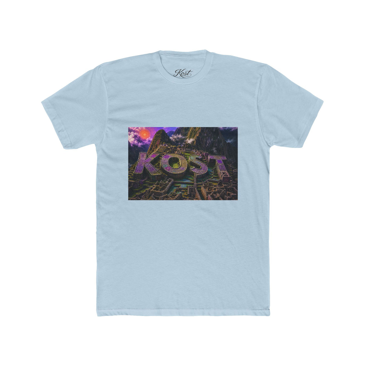 KOST Retro Vaporwave Graphic Tee — 80s Neon Cityscape Shirt