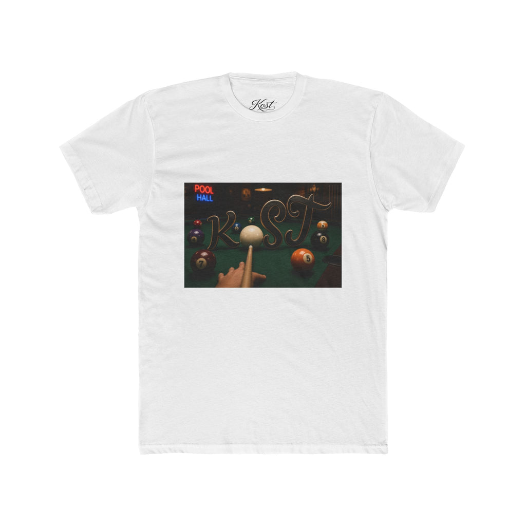 Pool Hall Vibes Tee — Retro Billiards Graphic T-Shirt