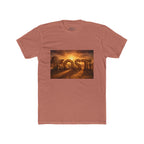 KOST Sunrise Graphic Tee — Vintage Stone Lettering Sunset T-Shirt