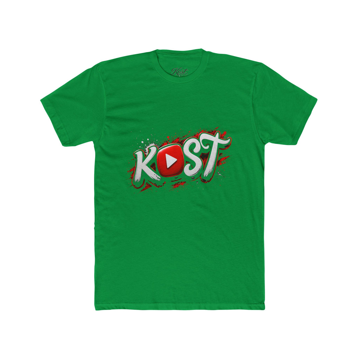 YouTuber 'Kost' Logo Tee — Graphic Streetwear Crewneck