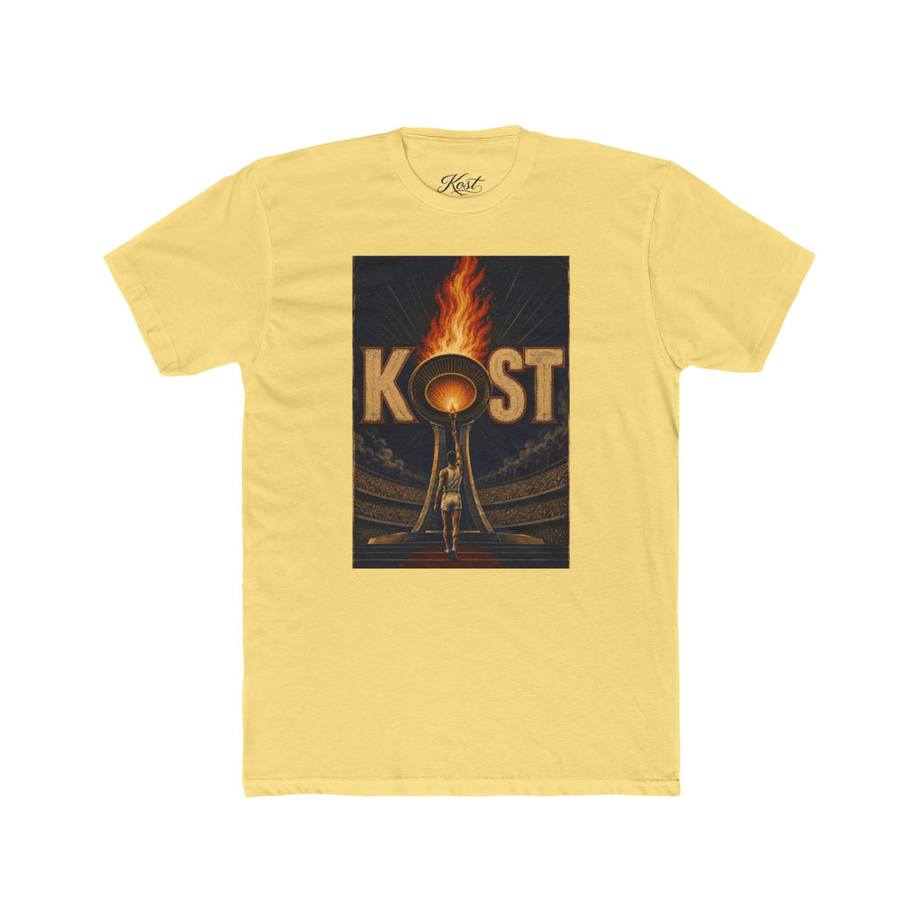KOST Vintage Torch Tee — Retro Flame Graphic T-Shirt