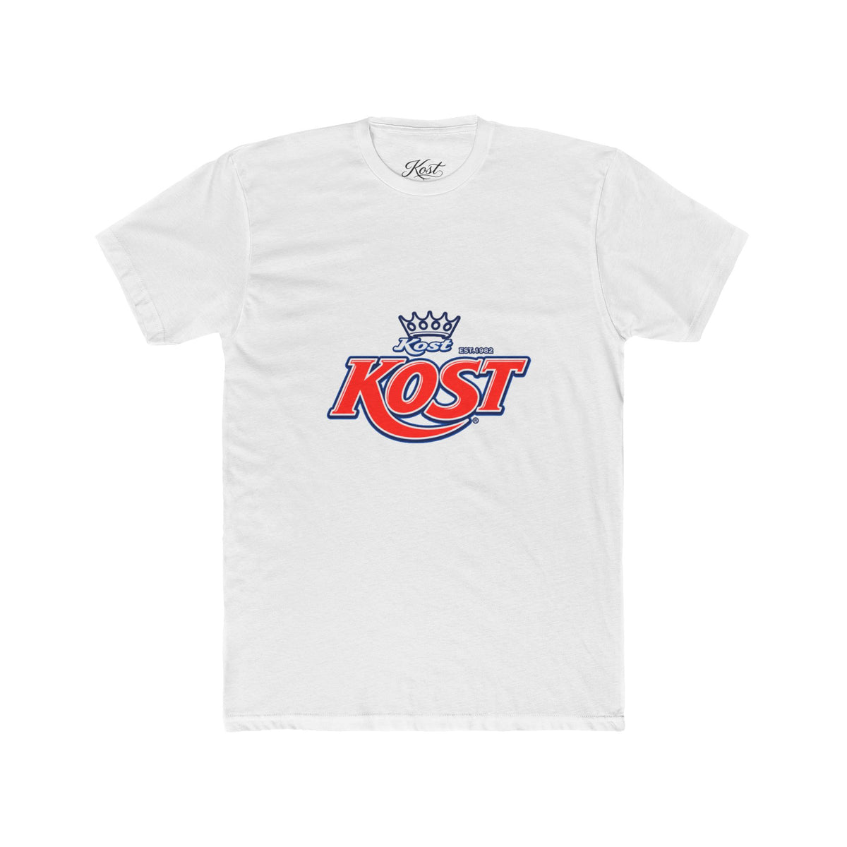 KOST Retro Logo Tee — Classic Crowned Graphic Cotton T-Shirt