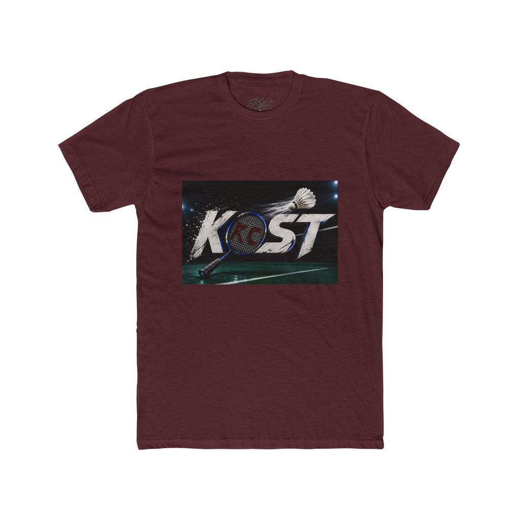 Kost Badminton Graphic Tee — Retro Shuttlecock Sports T‑Shirt