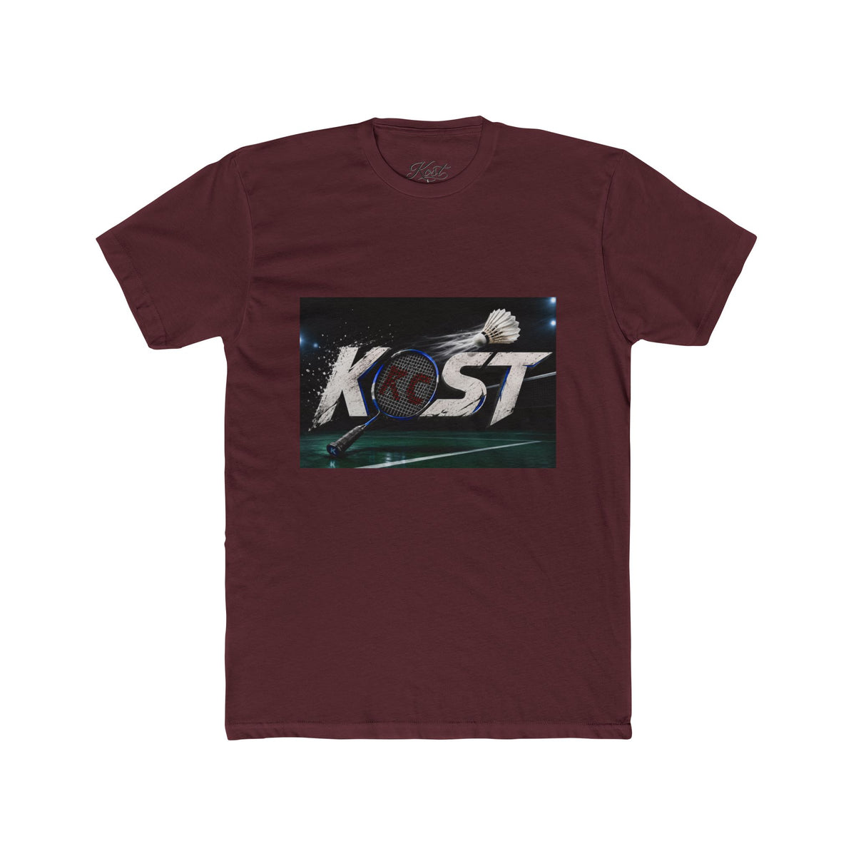 Kost Badminton Graphic Tee — Retro Shuttlecock Sports T‑Shirt