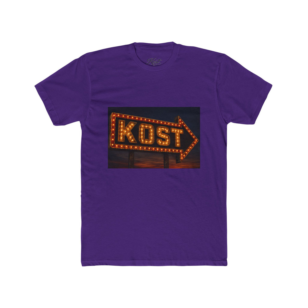 KOST Marquee Arrow Tee — Vintage Neon Sign Graphic T-Shirt