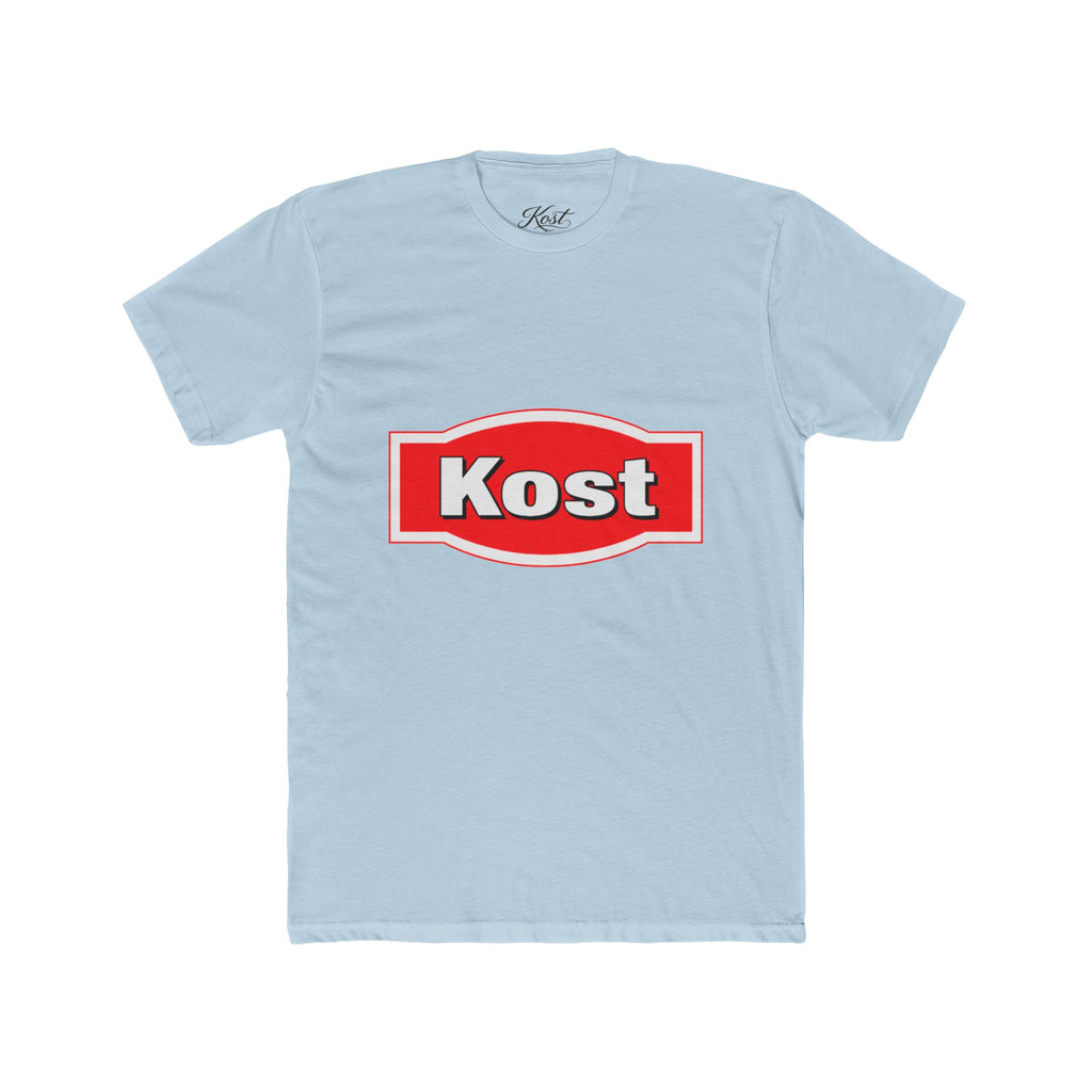 Kost Logo Crew Tee — Retro Red Badge Graphic T‑Shirt
