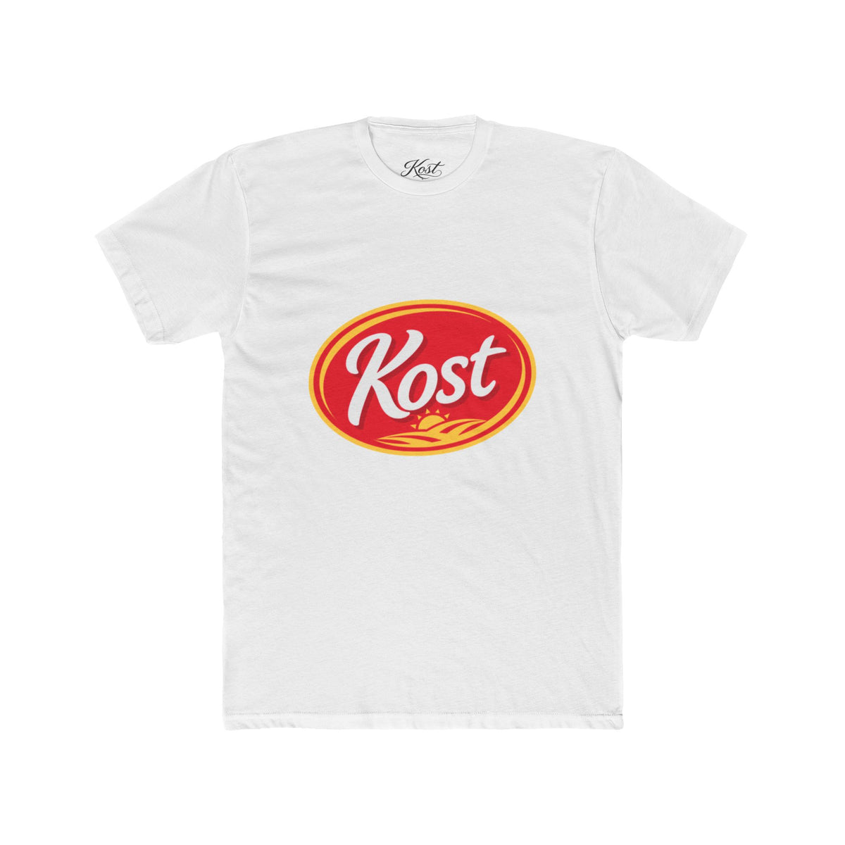 Kost Retro Logo T‑Shirt — Vintage Red Oval Graphic Tee