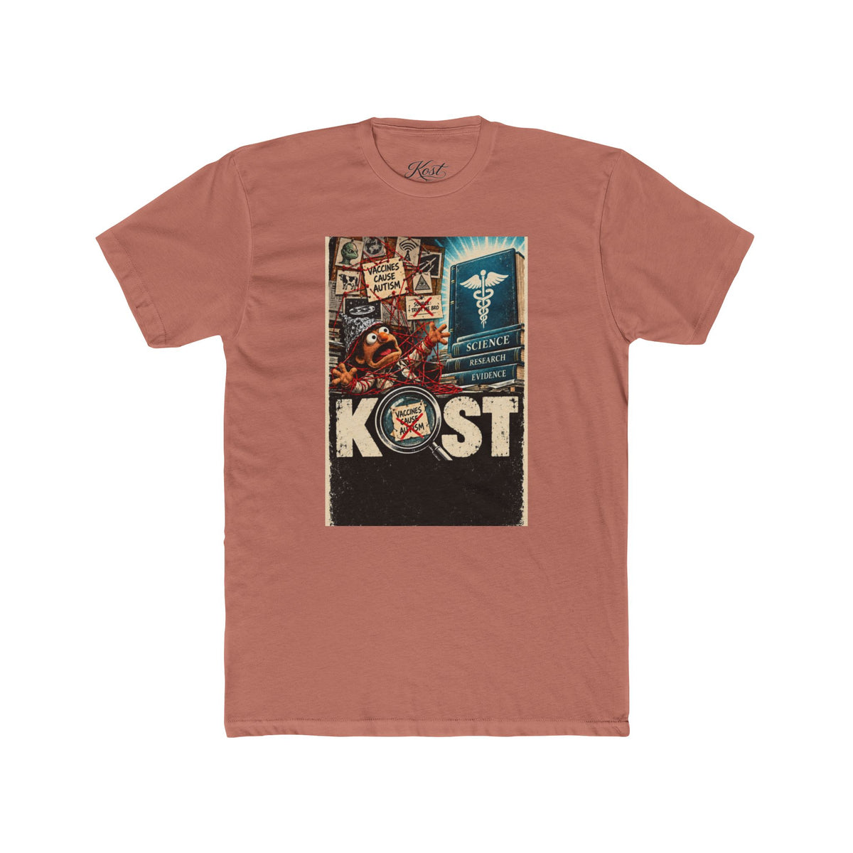 KOST Vintage Street Poster Tee — Retro Collage Graphic T-Shirt