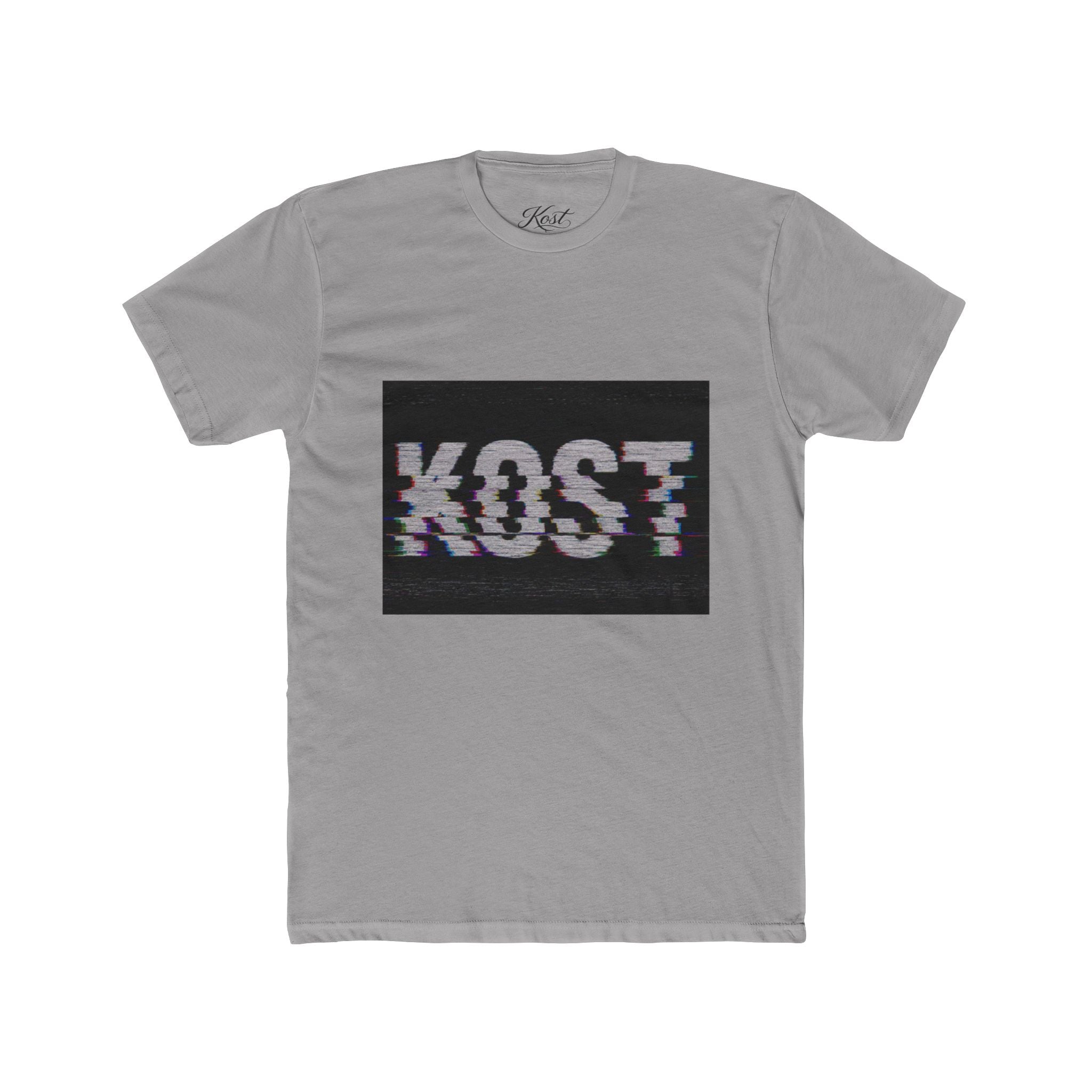 KOST Glitch Logo Tee — Retro Vaporwave Graphic T‑Shirt