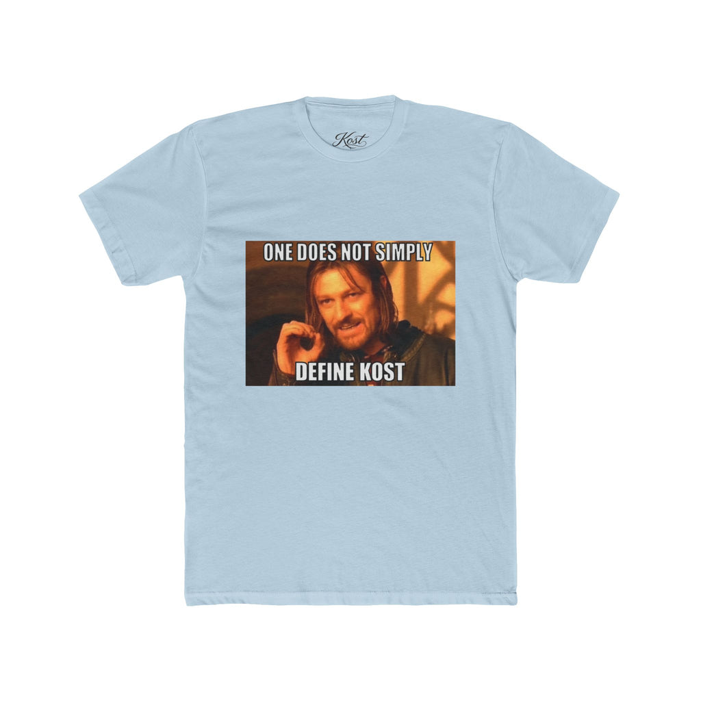 One Does Not Simply Define Kost Funny Meme T-Shirt