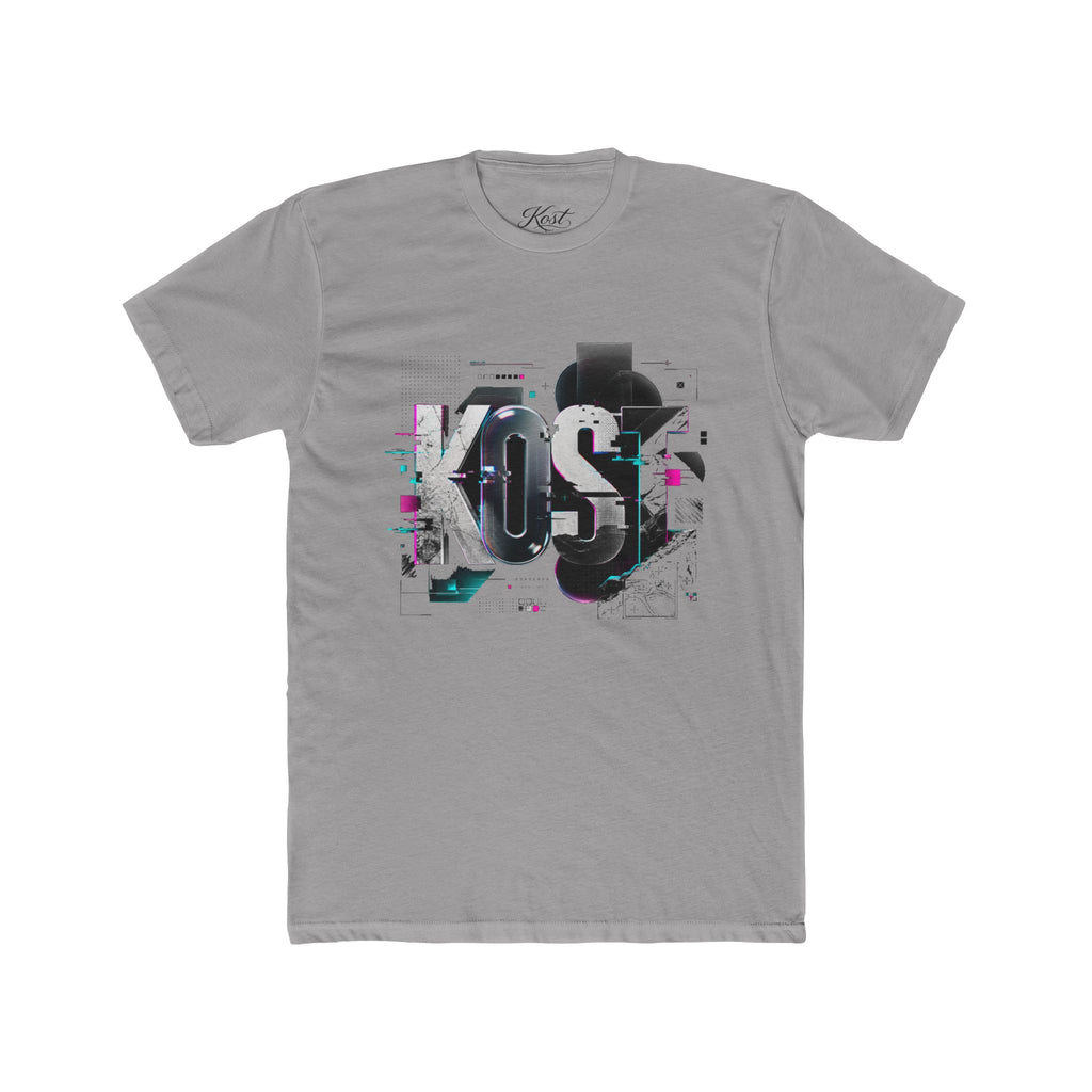KOSÉ Graphic Tee — Glitch Typography Crew Shirt