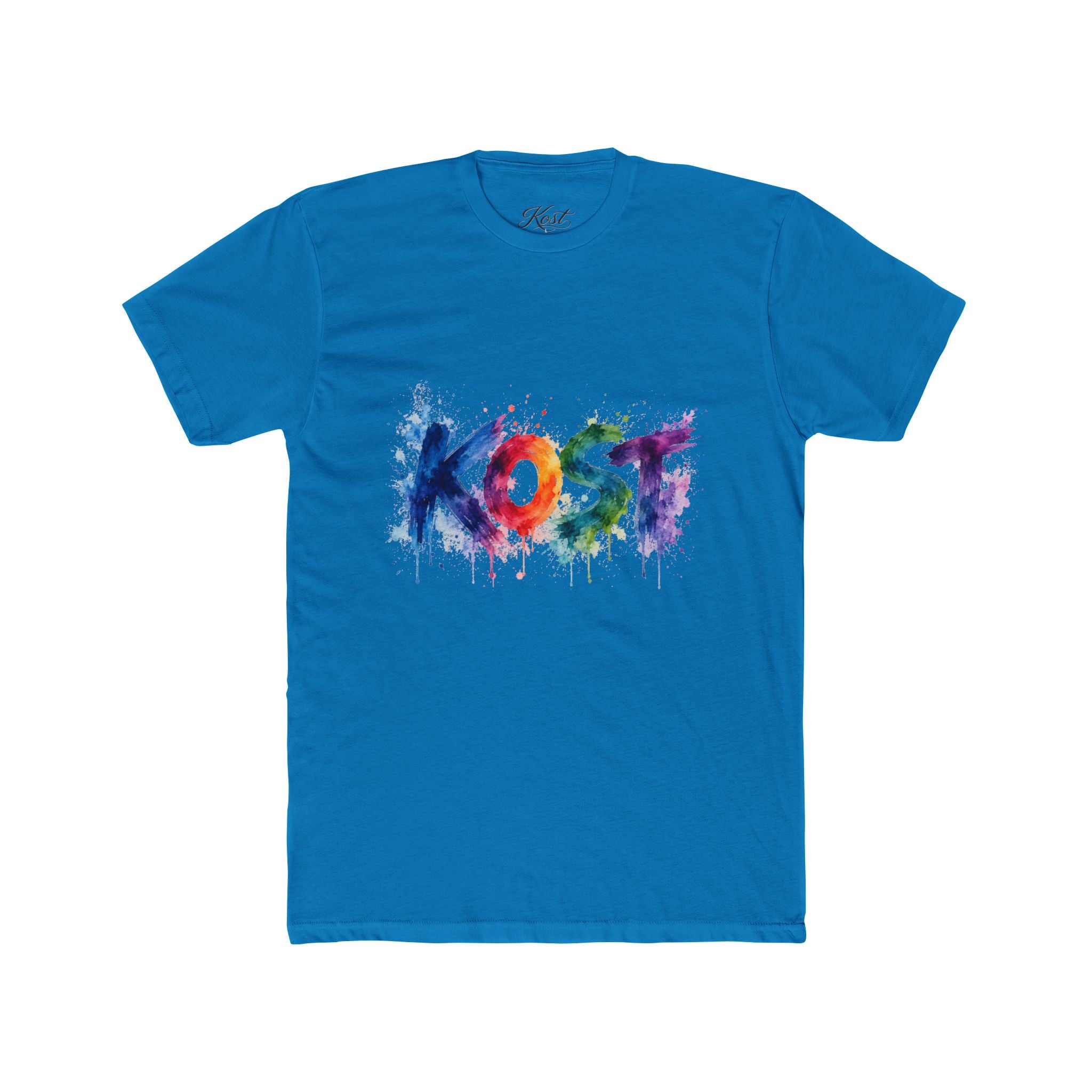 KOST Color Splash Tee — Rainbow Paint Drip Graphic T-Shirt