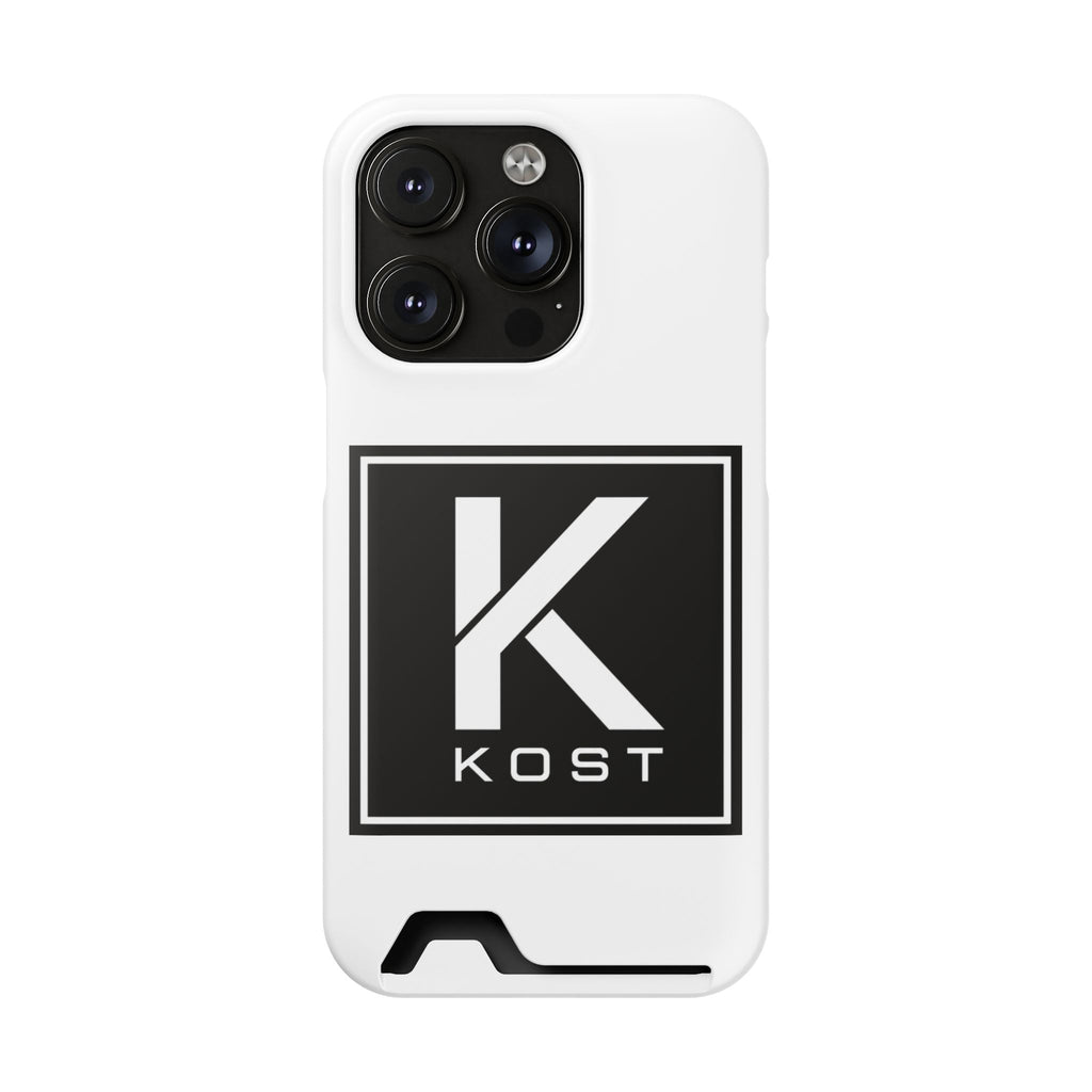 KOST Logo Phone Case with Card Holder