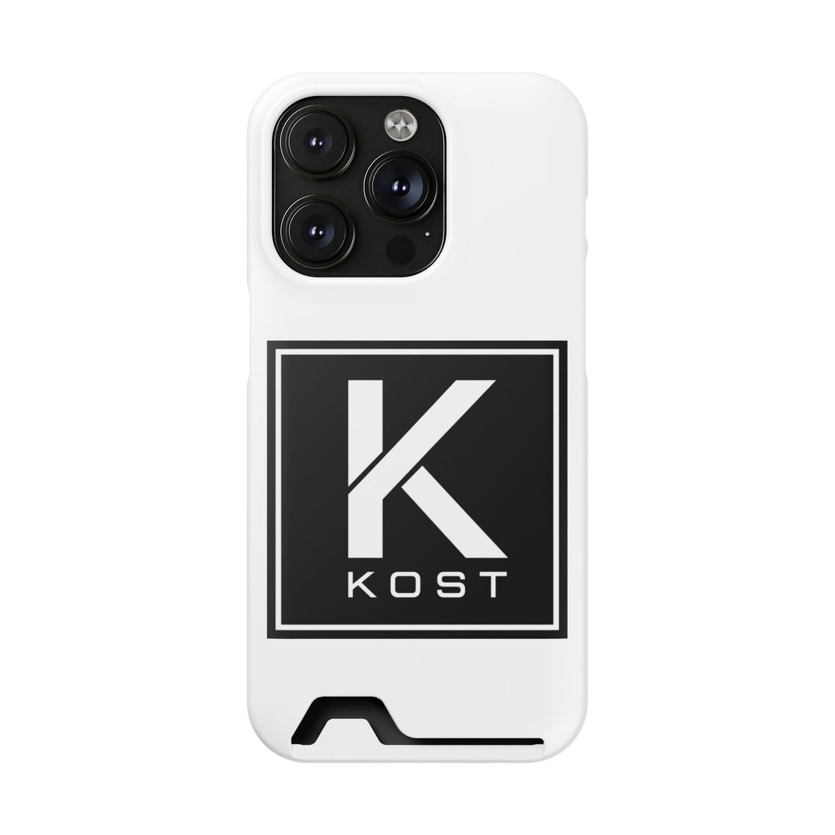 KOST Logo Phone Case with Card Holder