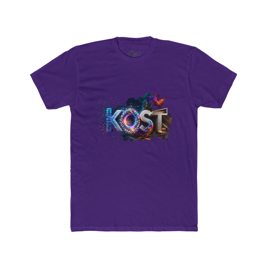 KOST Retro Galaxy Graphic Tee — Cosmic Lettering Crewneck