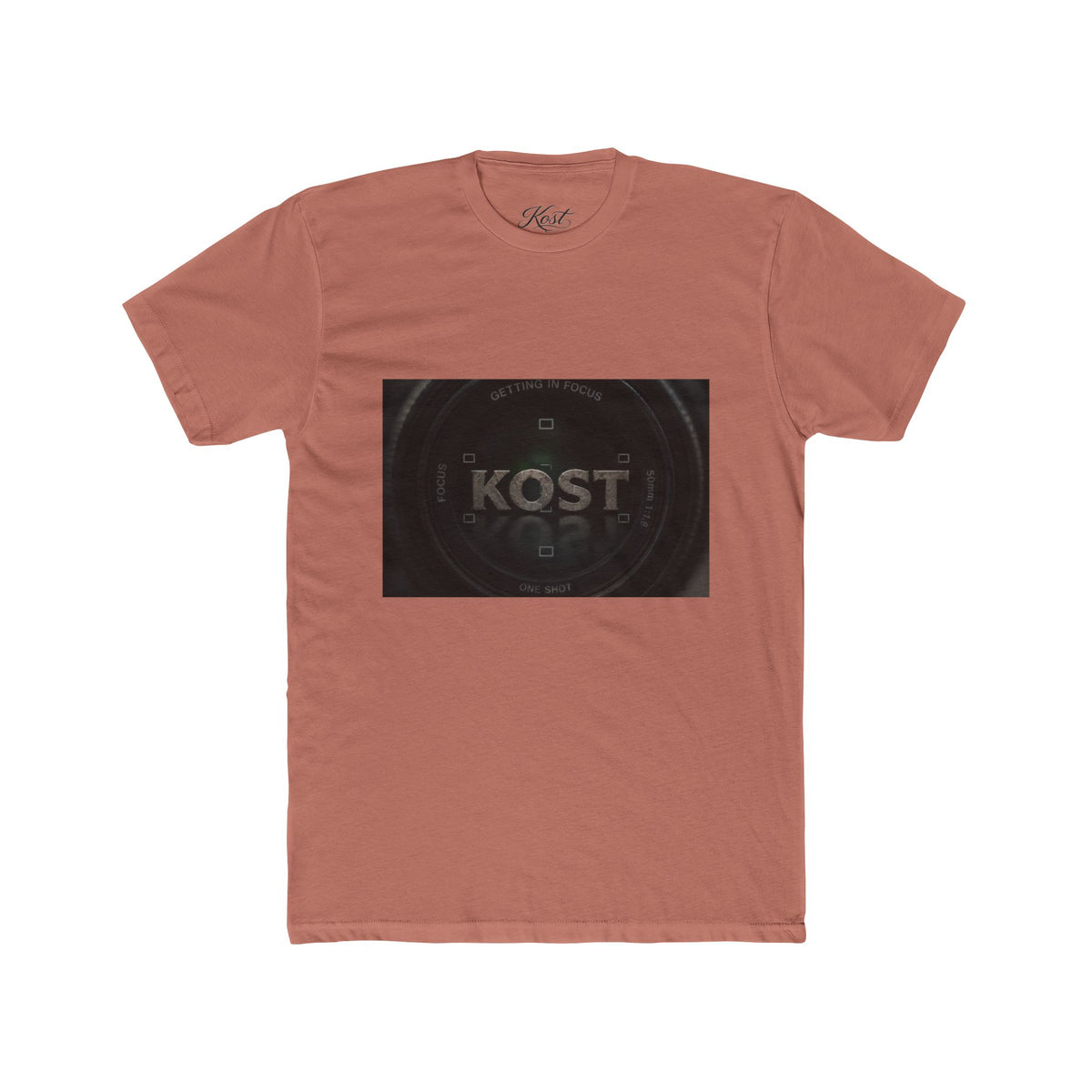 KOST Logo Tee — Minimalist Black Graphic Cotton T‑Shirt