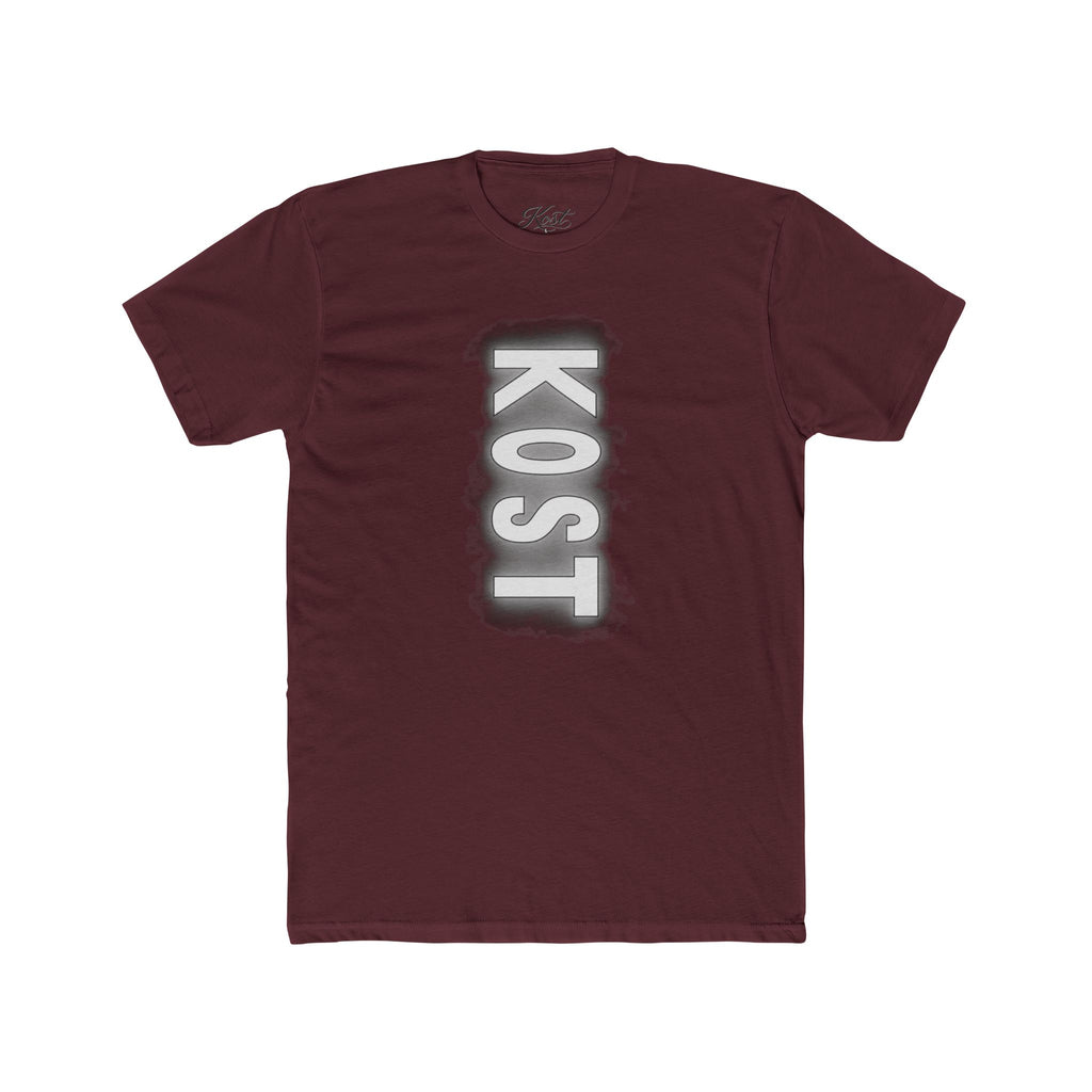 KOST Vertical Logo Tee — Grunge Vertical Graphic T-Shirt