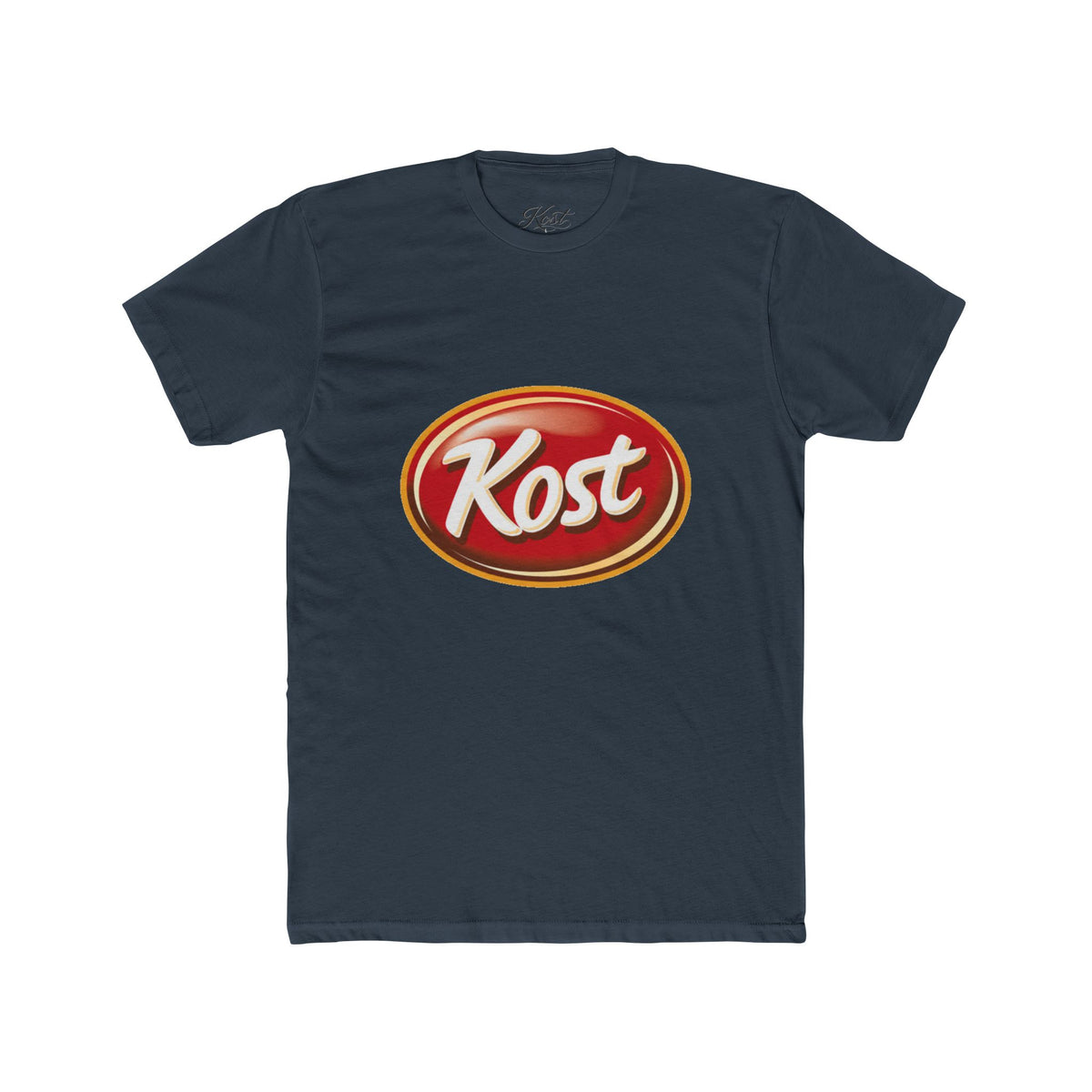Kost Logo Tee — Retro Red Oval Graphic T‑Shirt