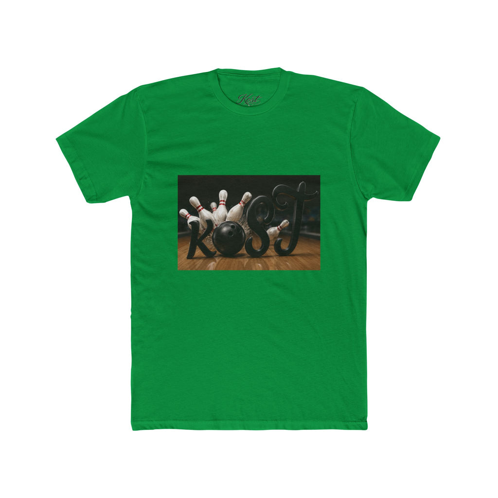 Bowling Strike T‑Shirt — Vintage Pins & Ball Graphic Tee for Bowlers