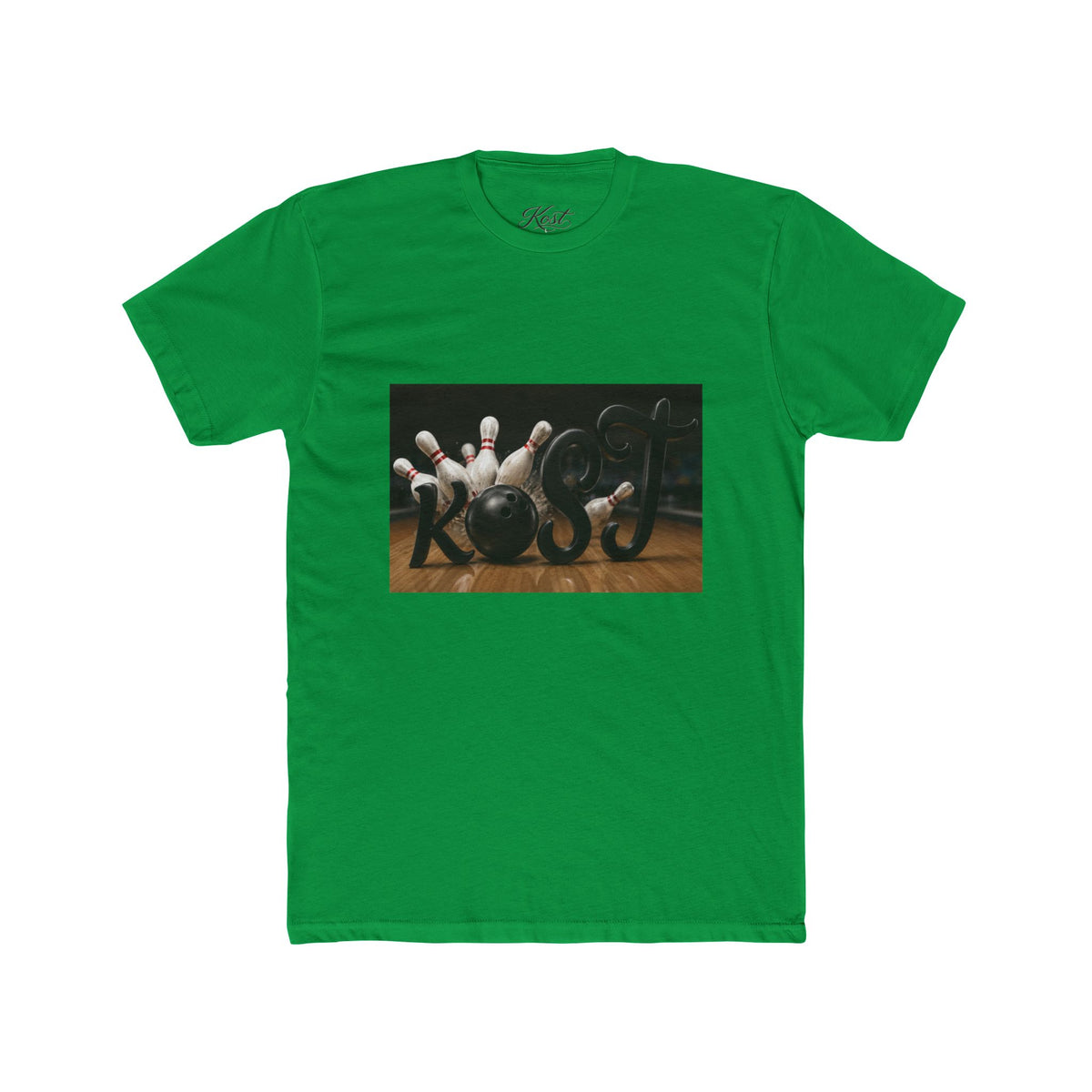 Bowling Strike T‑Shirt — Vintage Pins & Ball Graphic Tee for Bowlers