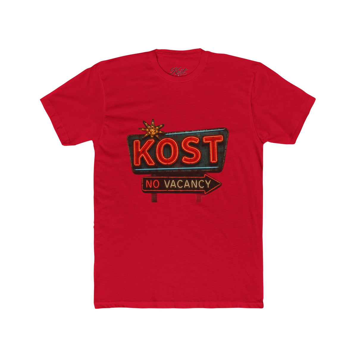 KOST No Vacancy Retro Motel Sign T-Shirt