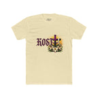 KOSTU Floral Cross Graphic T-Shirt