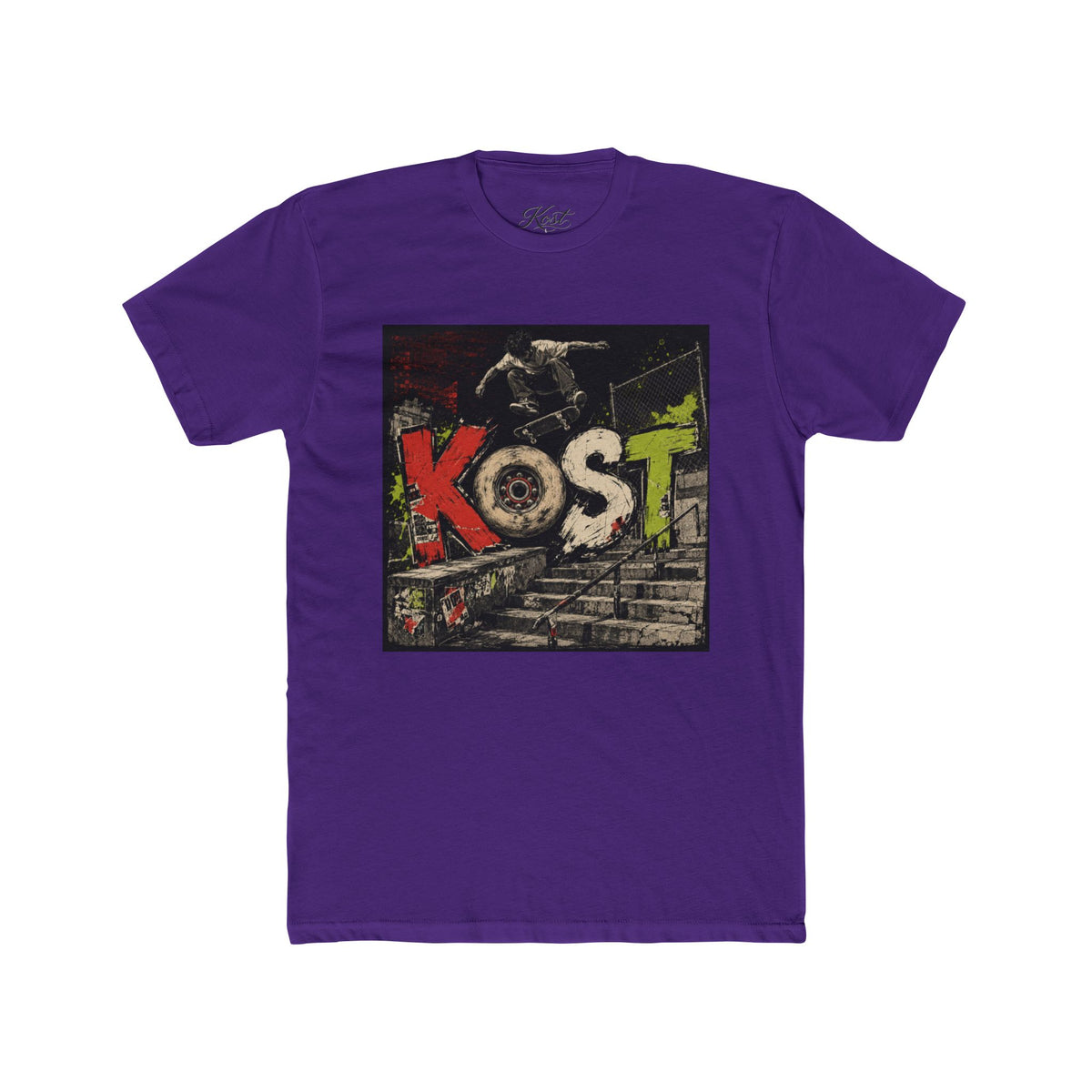Kost Skate Graphic Tee — Vintage Skateboard Street Art T-Shirt