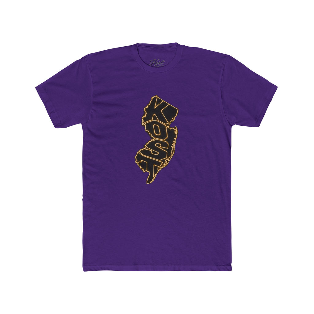 New Jersey Outline T-Shirt with 'KOP' Lettering – State Pride Tee