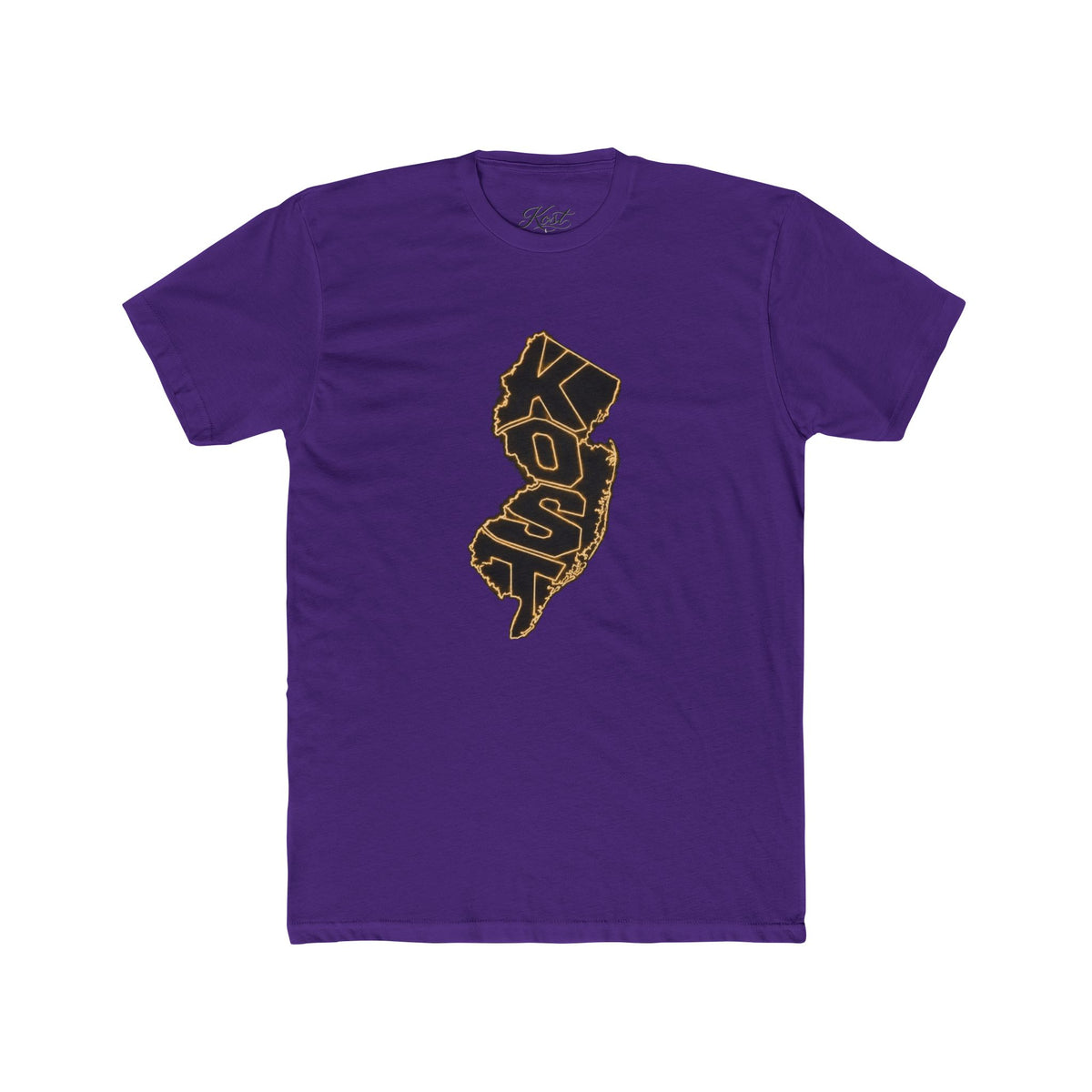 New Jersey Outline T-Shirt with 'KOP' Lettering – State Pride Tee