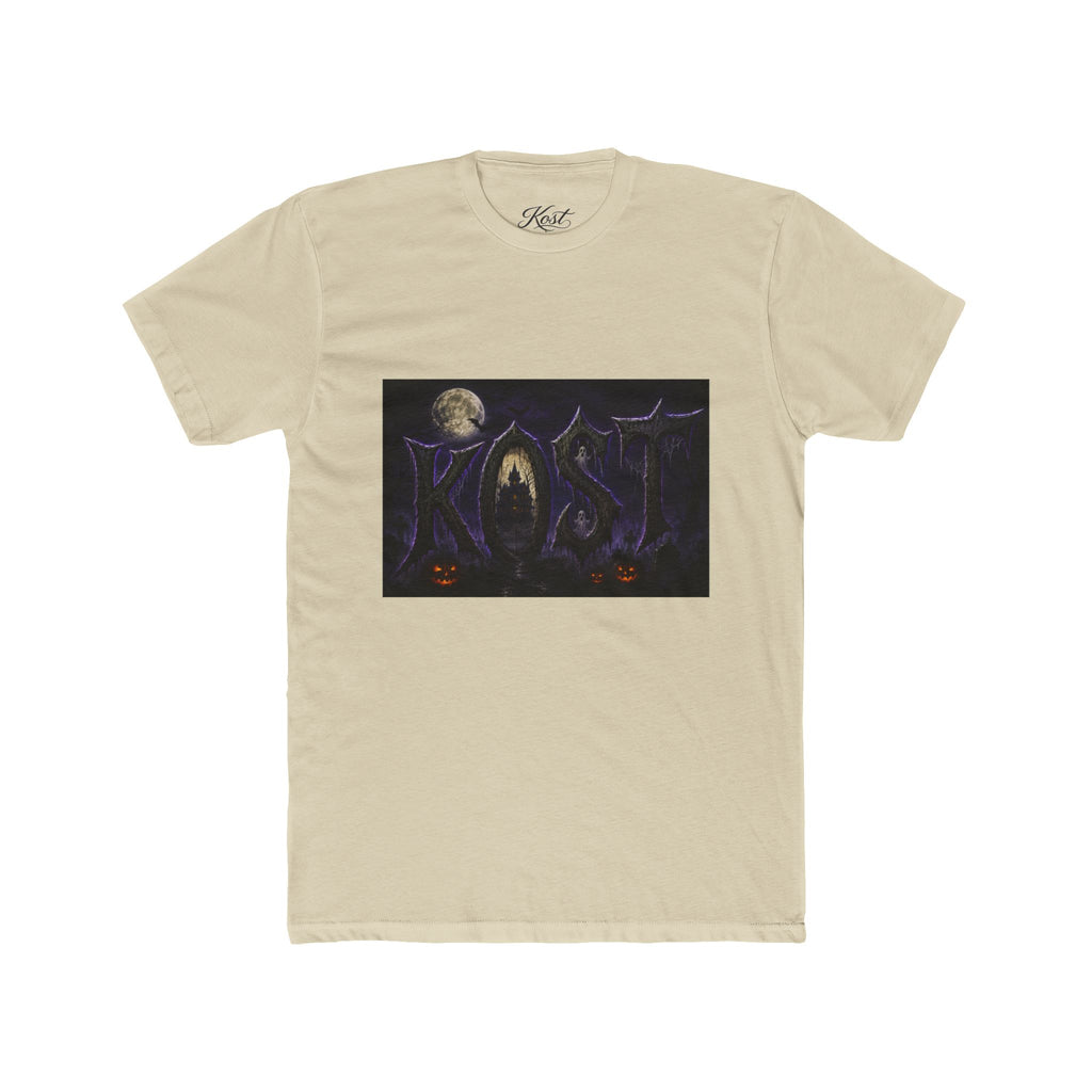 Halloween Forest Tee — Haunted Moonlight Pumpkin Horror Graphic T-Shirt