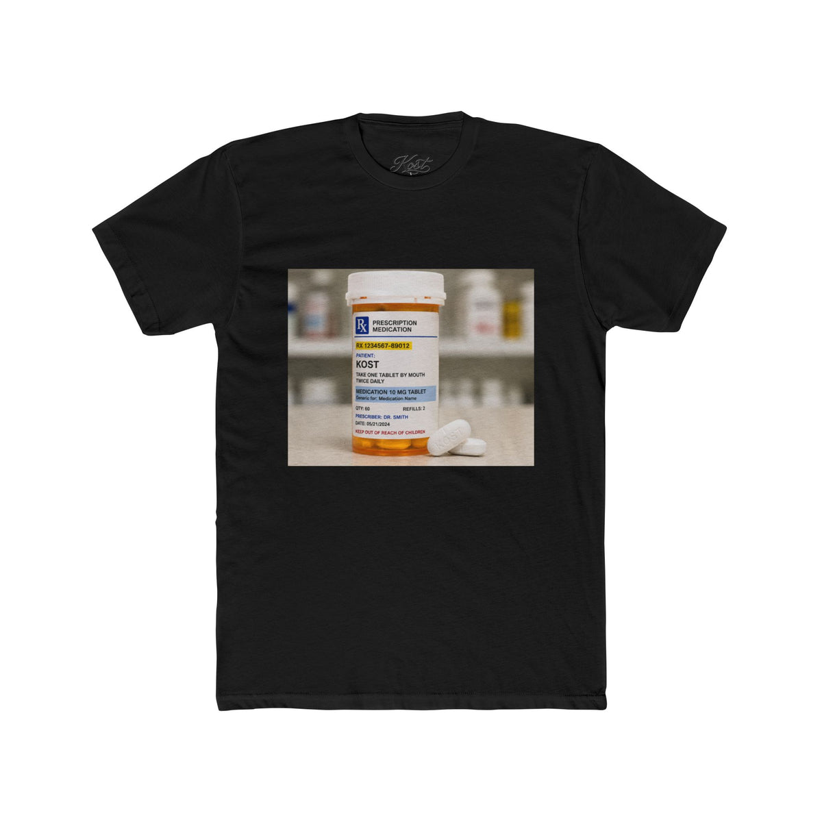 Prescription Bottle Graphic T-Shirt