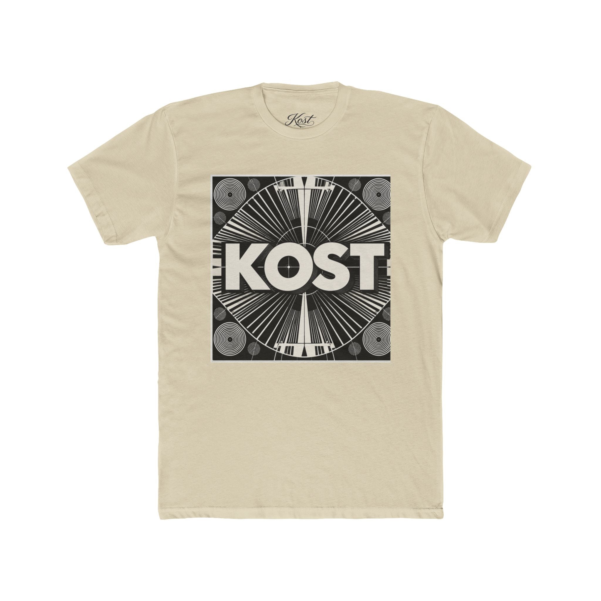 KOST Retro Record Label Tee — Vintage Vinyl Graphic T-Shirt
